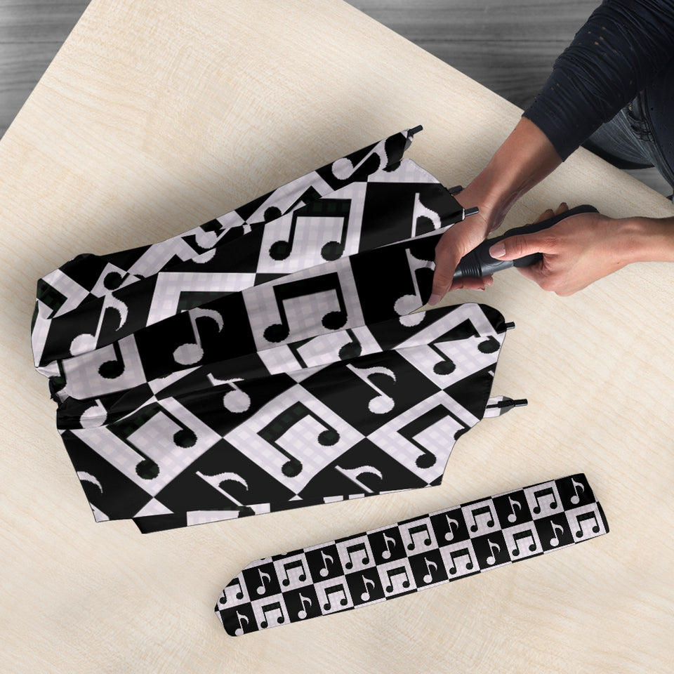 Music Notes Pattern Print Design 01 Umbrella