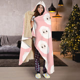 Cute Sheep Pattern Hooded Blanket