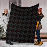 Casino Cards Suits Pattern Print Design 05 Premium Blanket