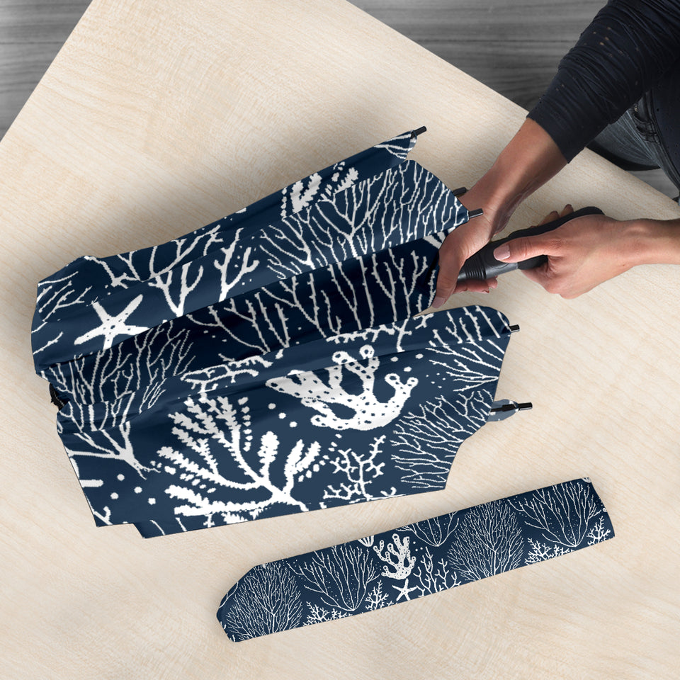 Coral Reef Pattern Print Design 05 Umbrella