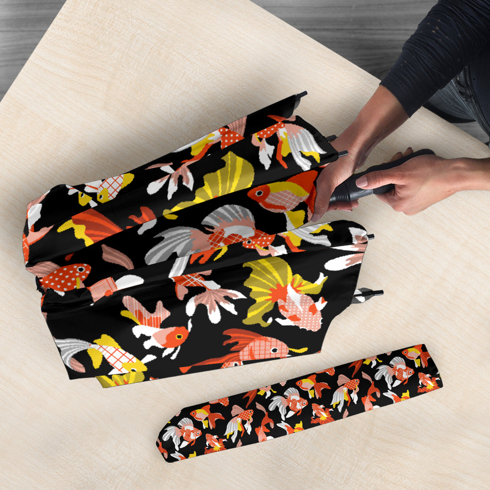 Goldfish Pattern Print Design 03 Umbrella