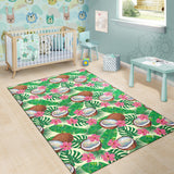 Coconut Pattern Print Design 01 Area Rug