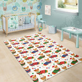 Corgi Christmas Pattern Area Rug