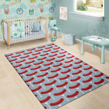 Sausage Pattern Print Design 02 Area Rug