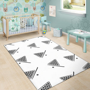 Billiard Ball Pattern Print Design 03 Area Rug