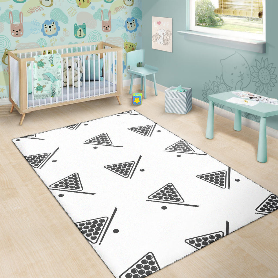 Billiard Ball Pattern Print Design 03 Area Rug