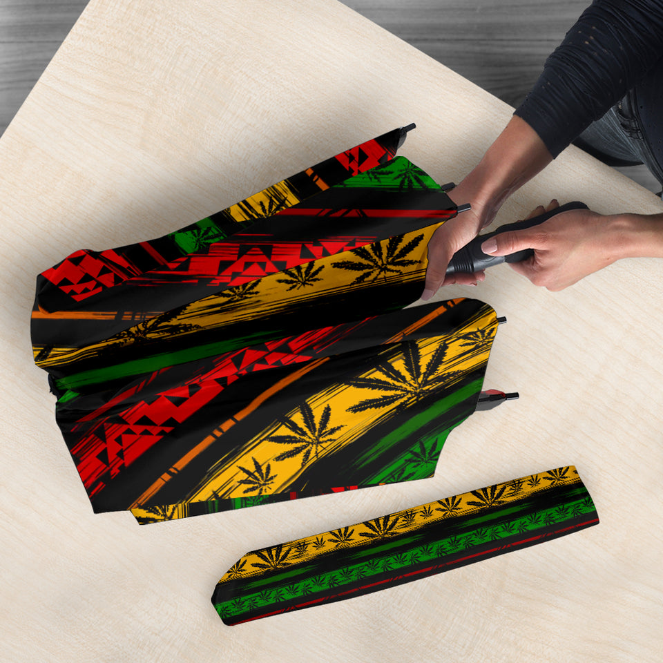Canabis Marijuana Weed Pattern Print Design 04 Umbrella