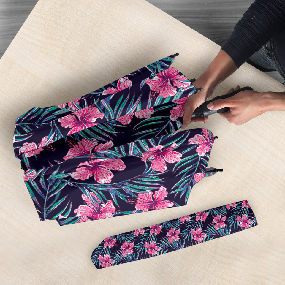 Hibiscus Pattern Print Design 05 Umbrella