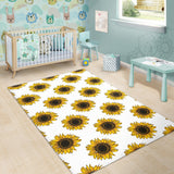 Sunflowers Design Pattern Area Rug