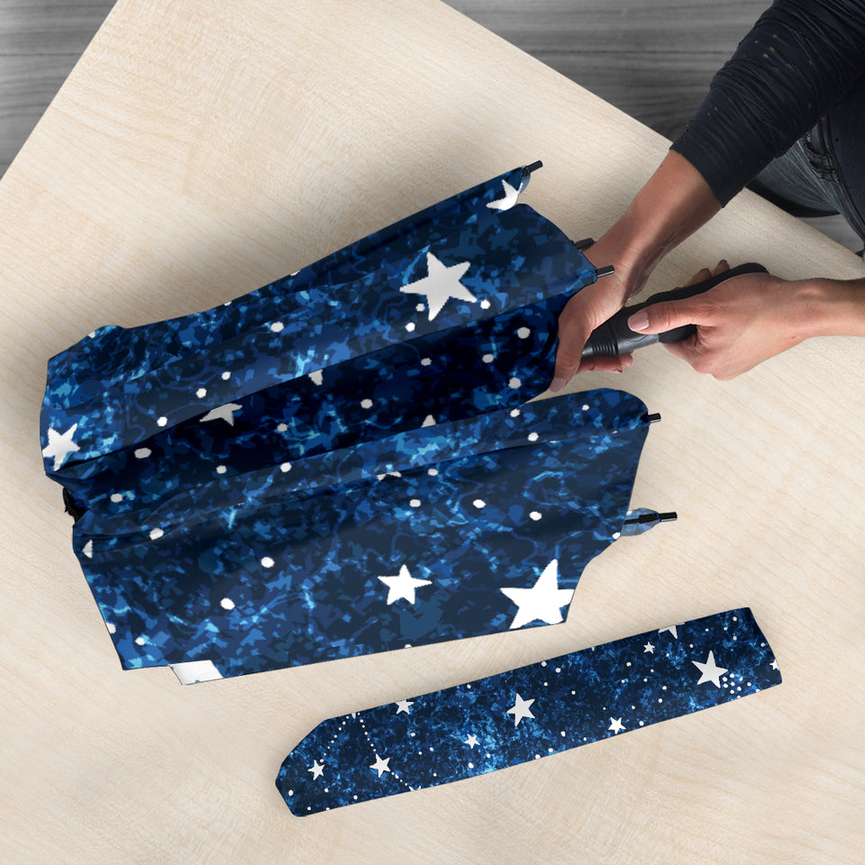 Night Sky Star Pattern Umbrella