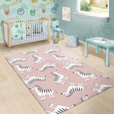 Cute Zebra Pattern Area Rug