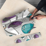 Bowling Ball And Pin Gray Background Umbrella