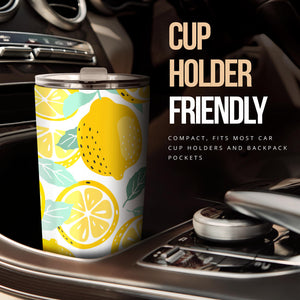 Lemon Design Pattern Tumbler