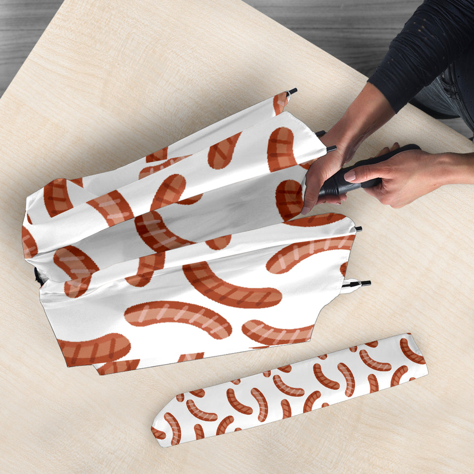 Sausage Pattern Print Design 04 Umbrella