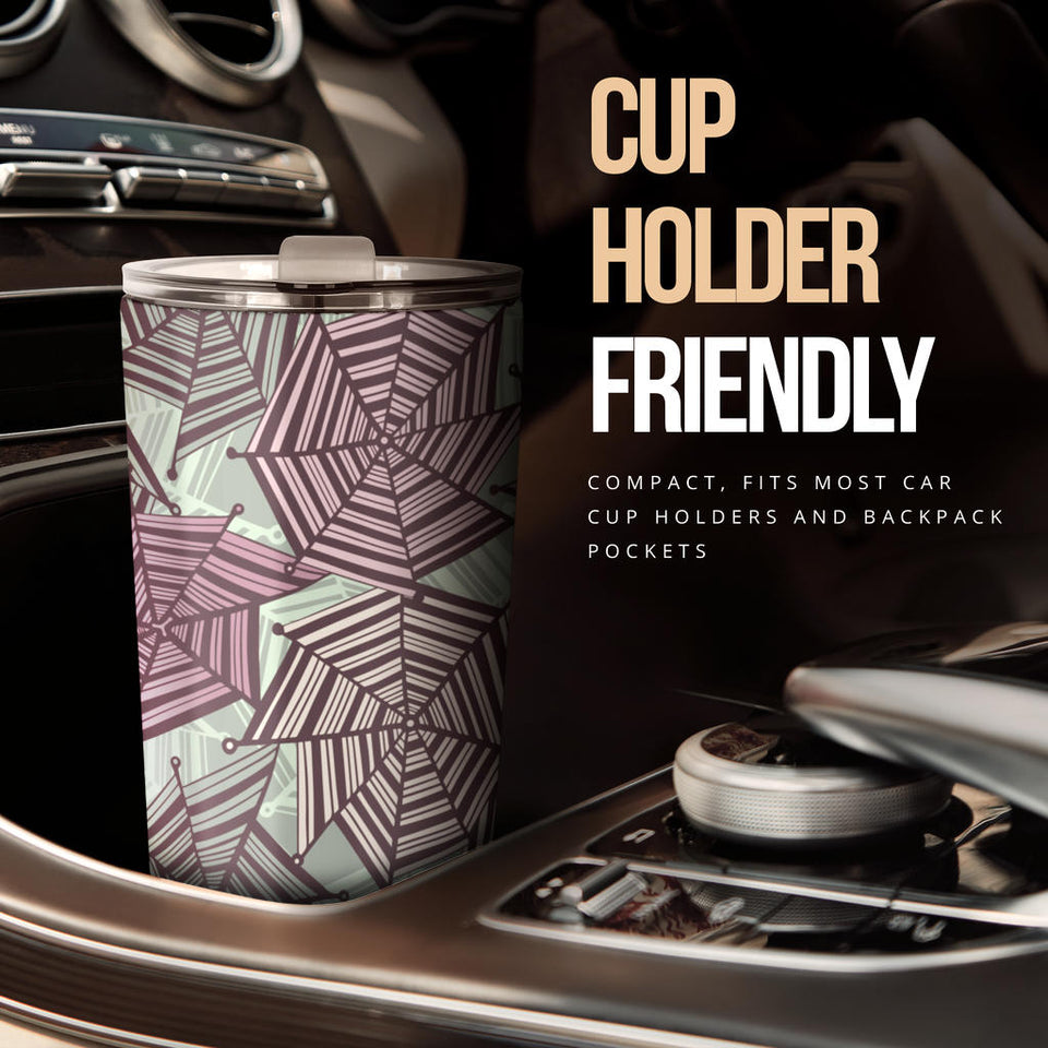 Spider Web Cobweb Design Color Pattern Tumbler