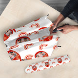 Daruma Japanese Wooden Doll Design Pattern Umbrella