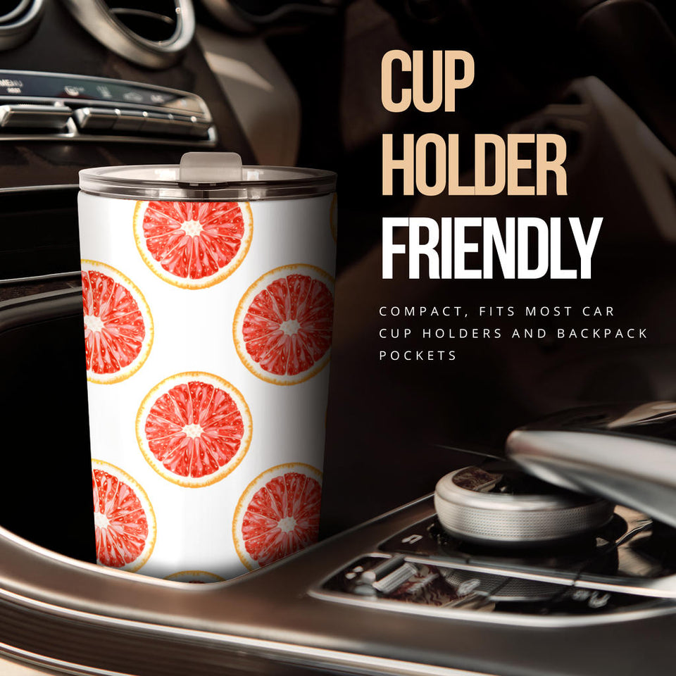 Grapefruit Pattern Tumbler