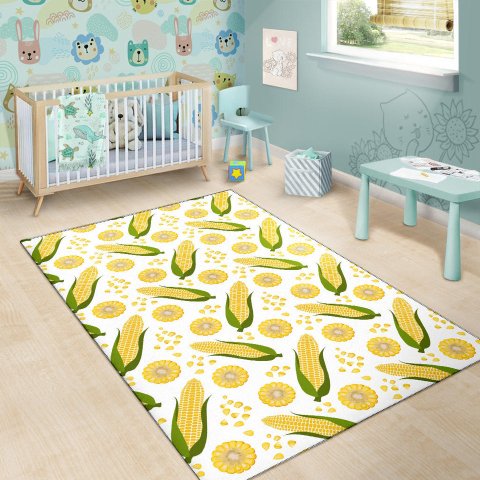 Corn Pattern Print Design 05 Area Rug