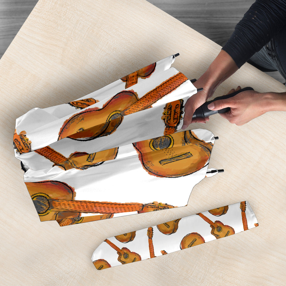 Paint Guitar Pattern Umbrella