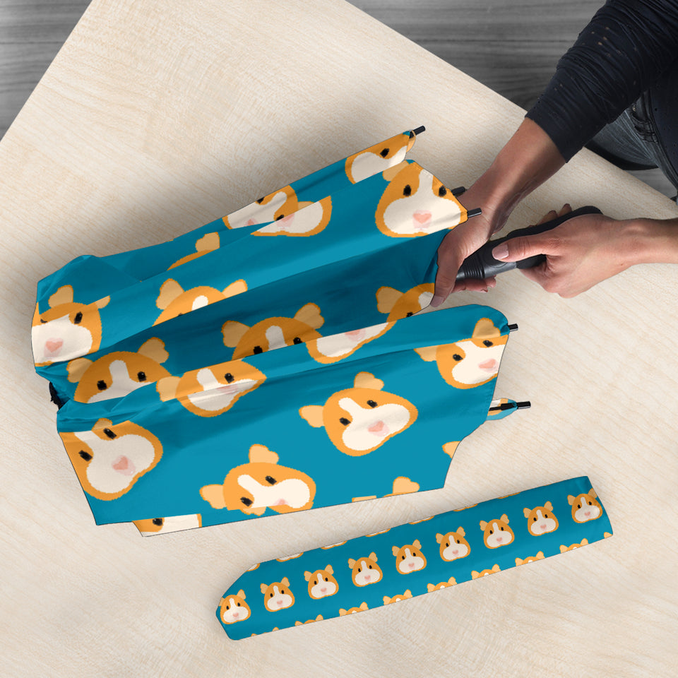Guinea Pig Pattern Print Design 03 Umbrella