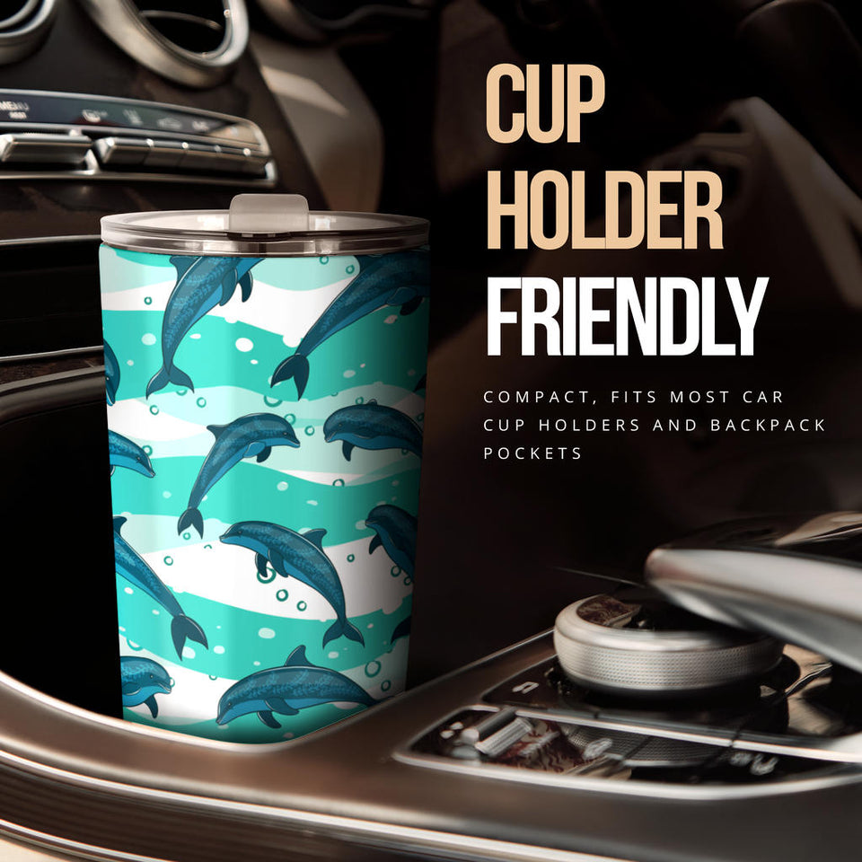 Dolphin Sea Pattern Tumbler