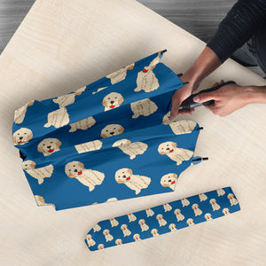 Golden Retriever Pattern Print Design 03 Umbrella
