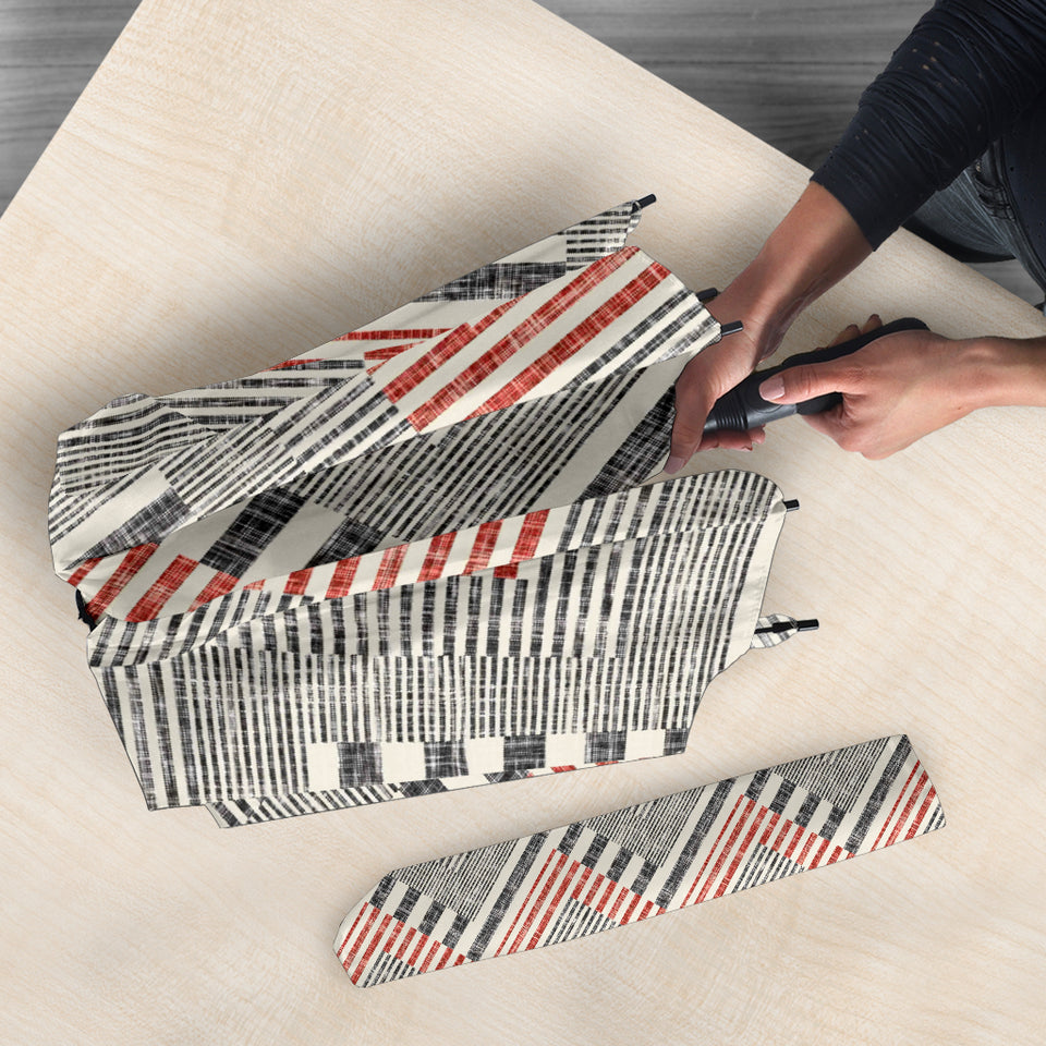 Zigzag Chevron Striped Pattern Umbrella