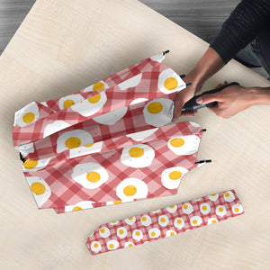 Fried Eggs Pattern Print Design 03 Umbrella
