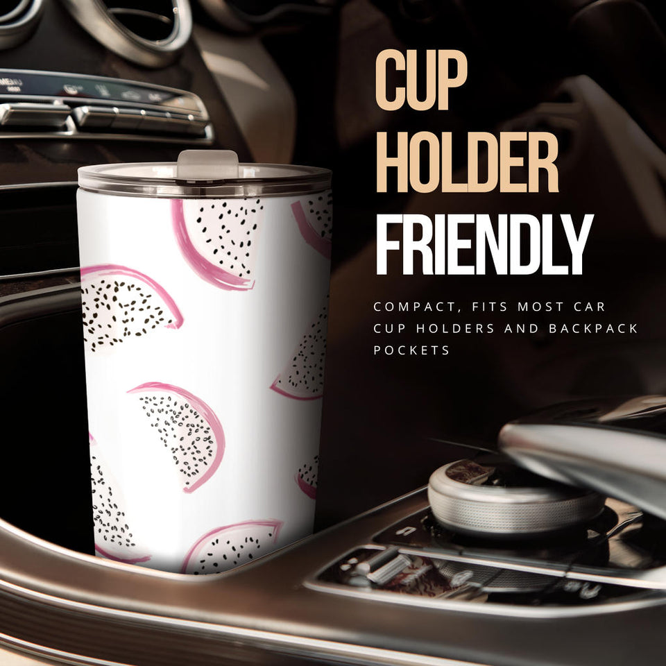 Dragon Fruit Pattern Tumbler
