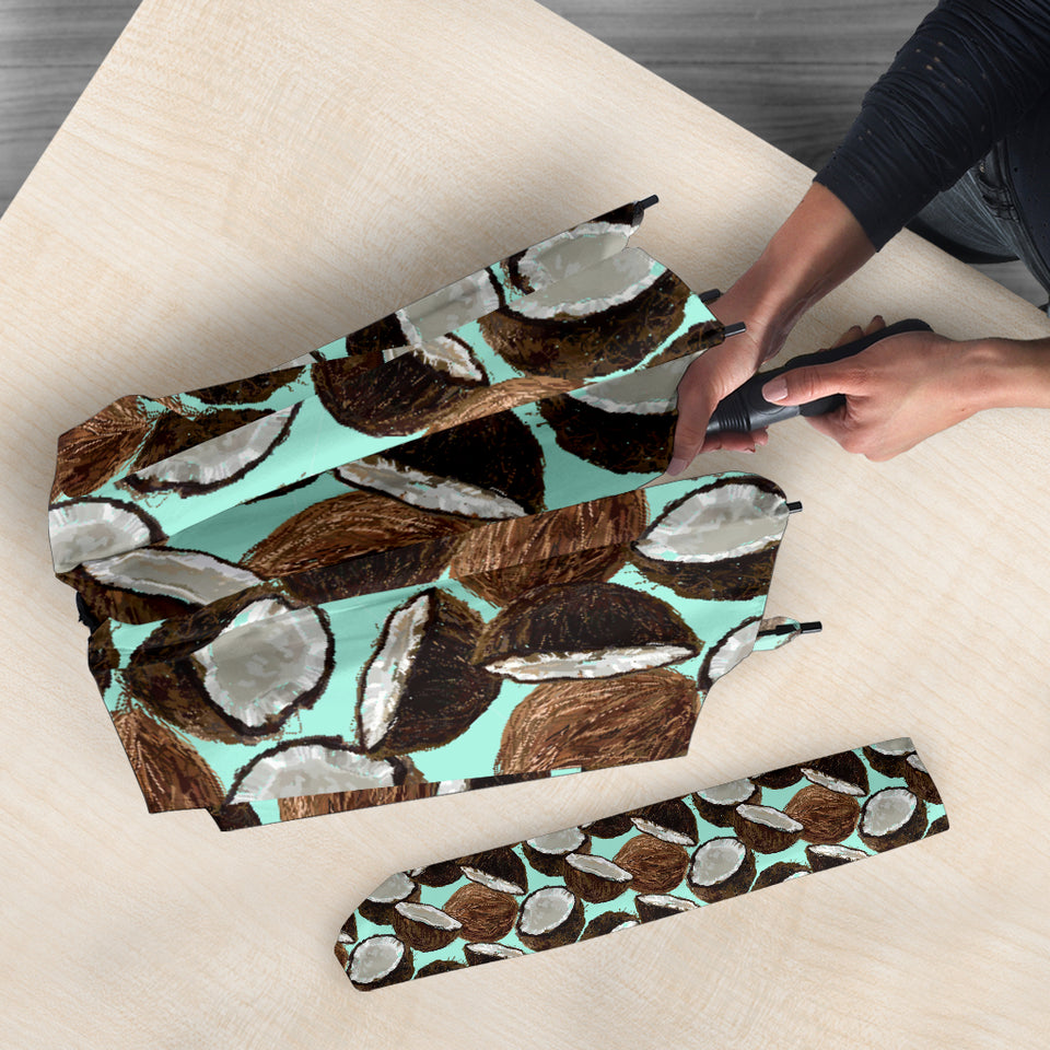 Coconut Pattern Print Design 03 Umbrella