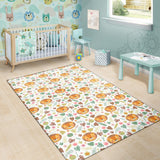 Lion Pattern Print Design 04 Area Rug