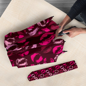 Lips Pattern Print Design 03 Umbrella