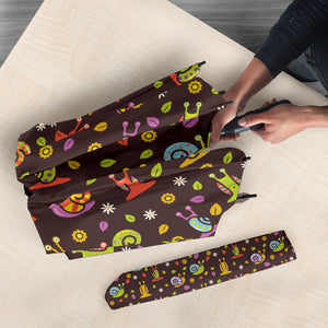 Snail Pattern Print Design 02 Umbrella