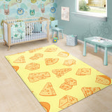 Cheese Design Pattern Area Rug