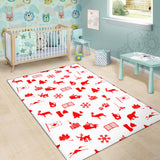 Canada Pattern Print Design 04 Area Rug