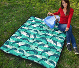 Dolphin Sea Pattern Premium Quilt
