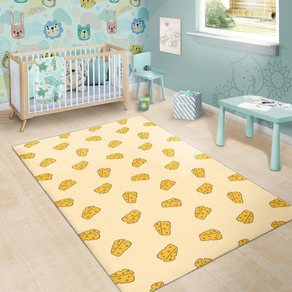 Cheese Pattern Area Rug