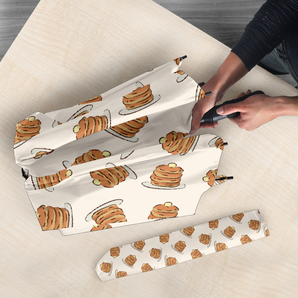 Pancake Pattern Print Design 01 Umbrella