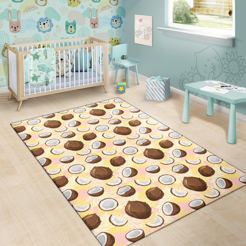 Coconut Pattern Print Design 05 Area Rug
