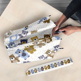 Teddy Bear Pattern Print Design 02 Umbrella