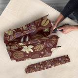 Coffee Bean Flower Pattern Umbrella