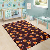 Hamburger Pattern Print Design 05 Area Rug
