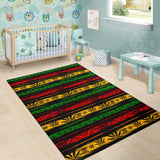 Canabis Marijuana Weed Pattern Print Design 04 Area Rug