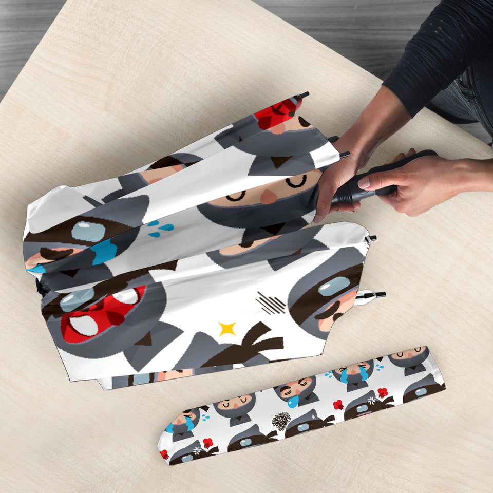 Cute Ninja Design Pattern Umbrella