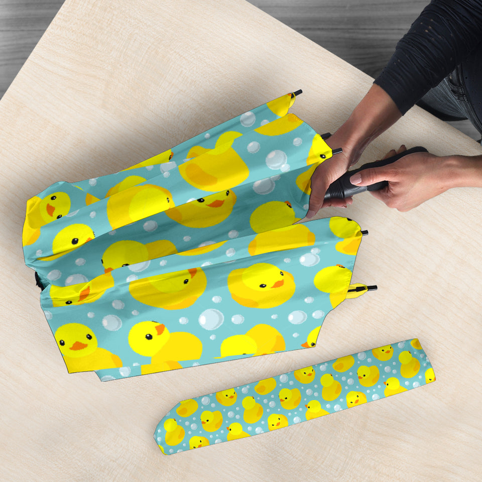 Duck Toy Pattern Print Design 03 Umbrella