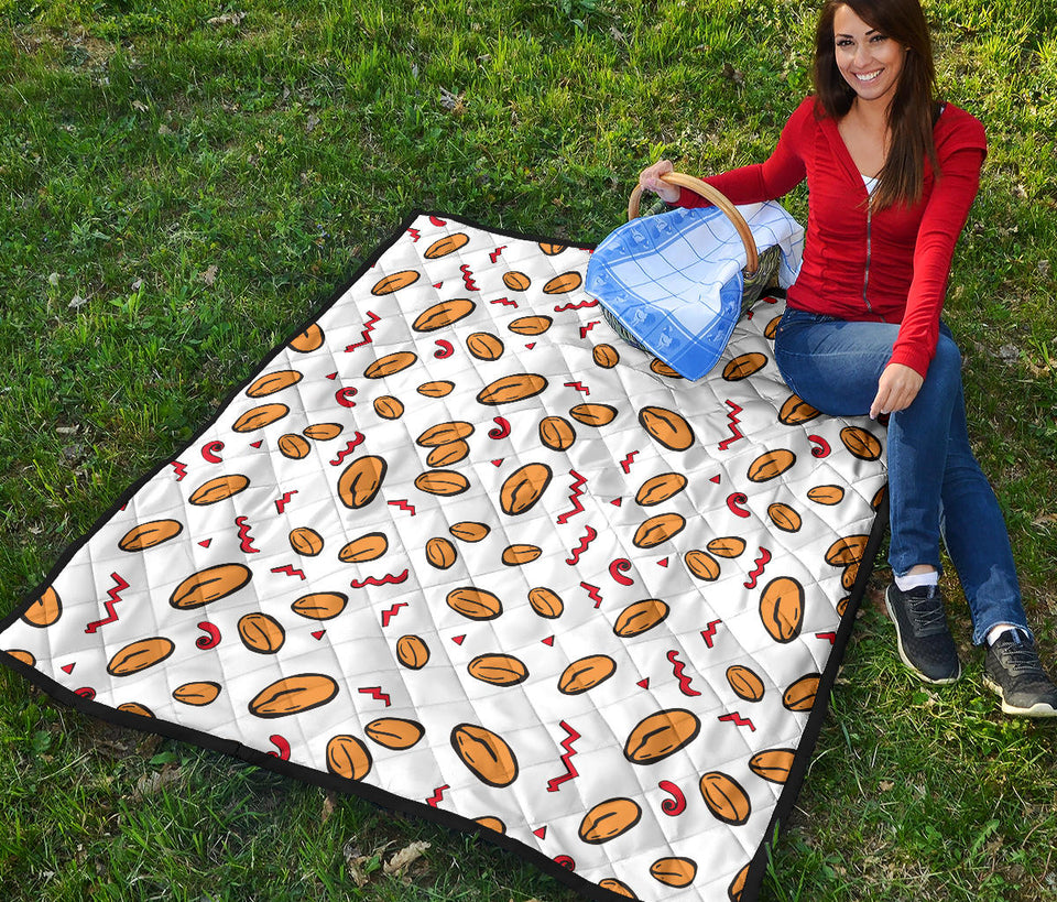 Peanuts Pattern Background Premium Quilt