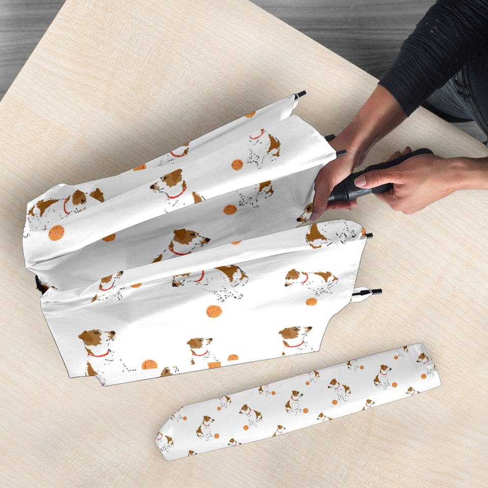 Jack Russel Pattern Print Design 05 Umbrella