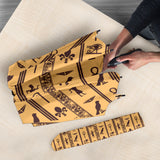 Egypt Hieroglyphics Pattern Print Design 02 Umbrella