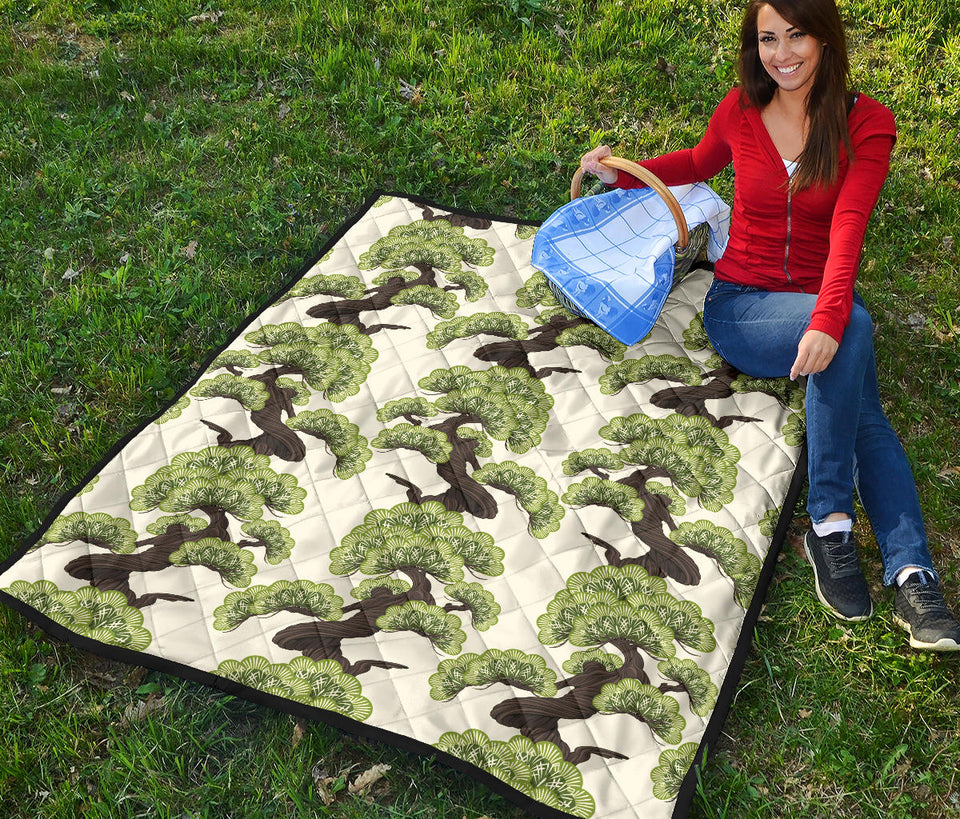 Bonsai Pattern Premium Quilt