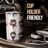 Cute Ninja Pattern Tumbler